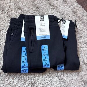 Mainstays Boys' Black Active Joggers - S (6/7)